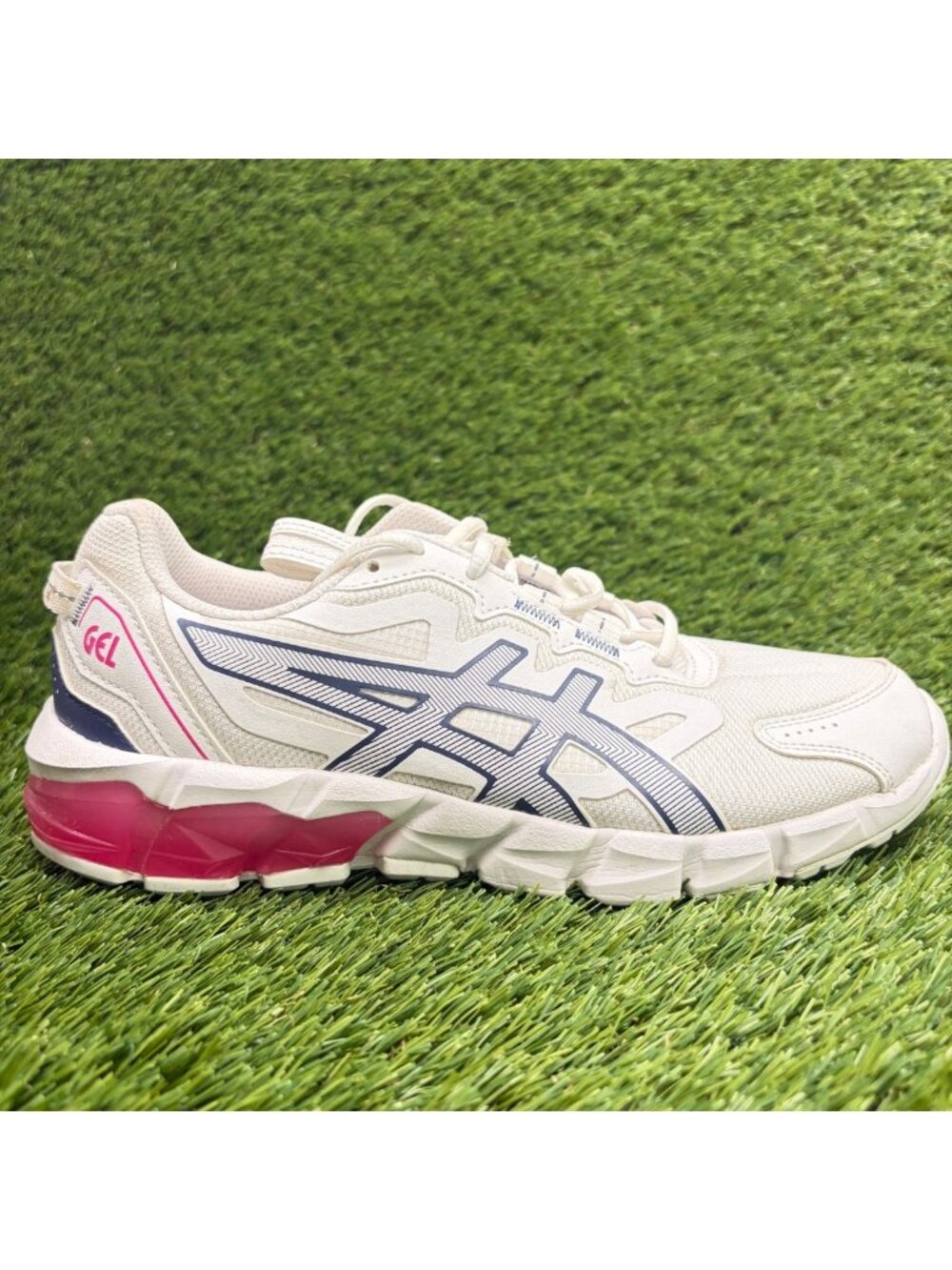 Asics Gel-Quantum 90 3 Womens Size 8.5 White Athletic Running Shoes Sneakers